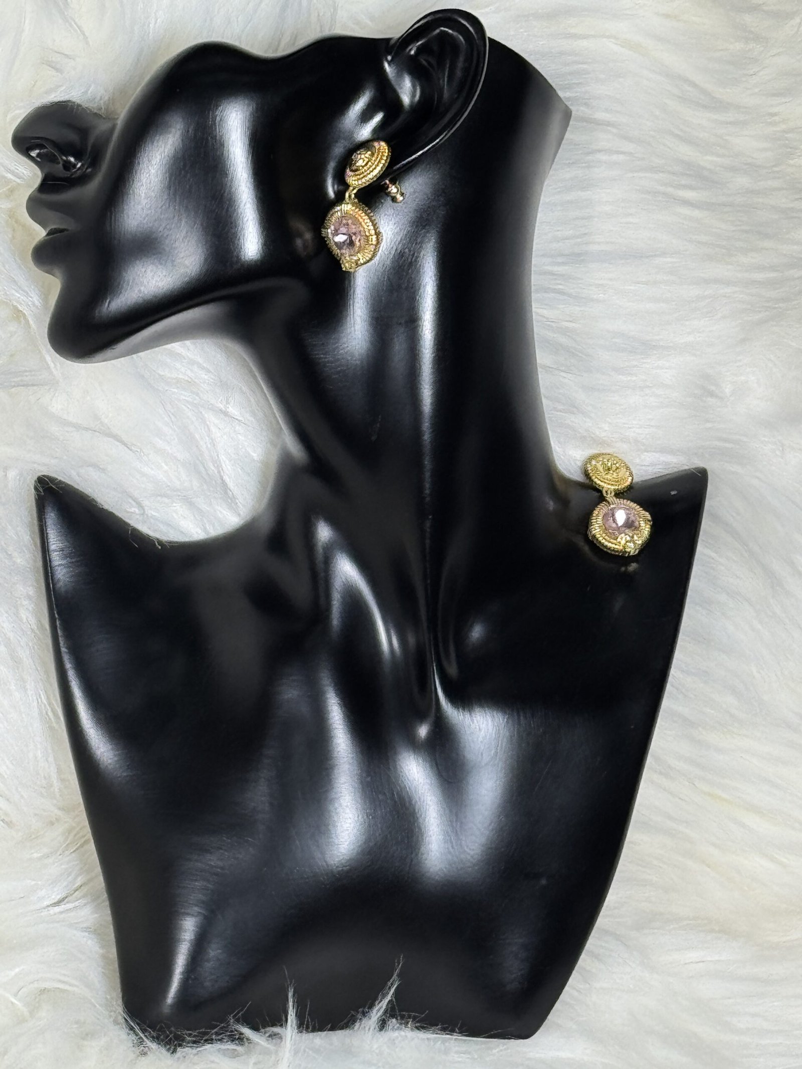 Double Circle Small Versace Earrings