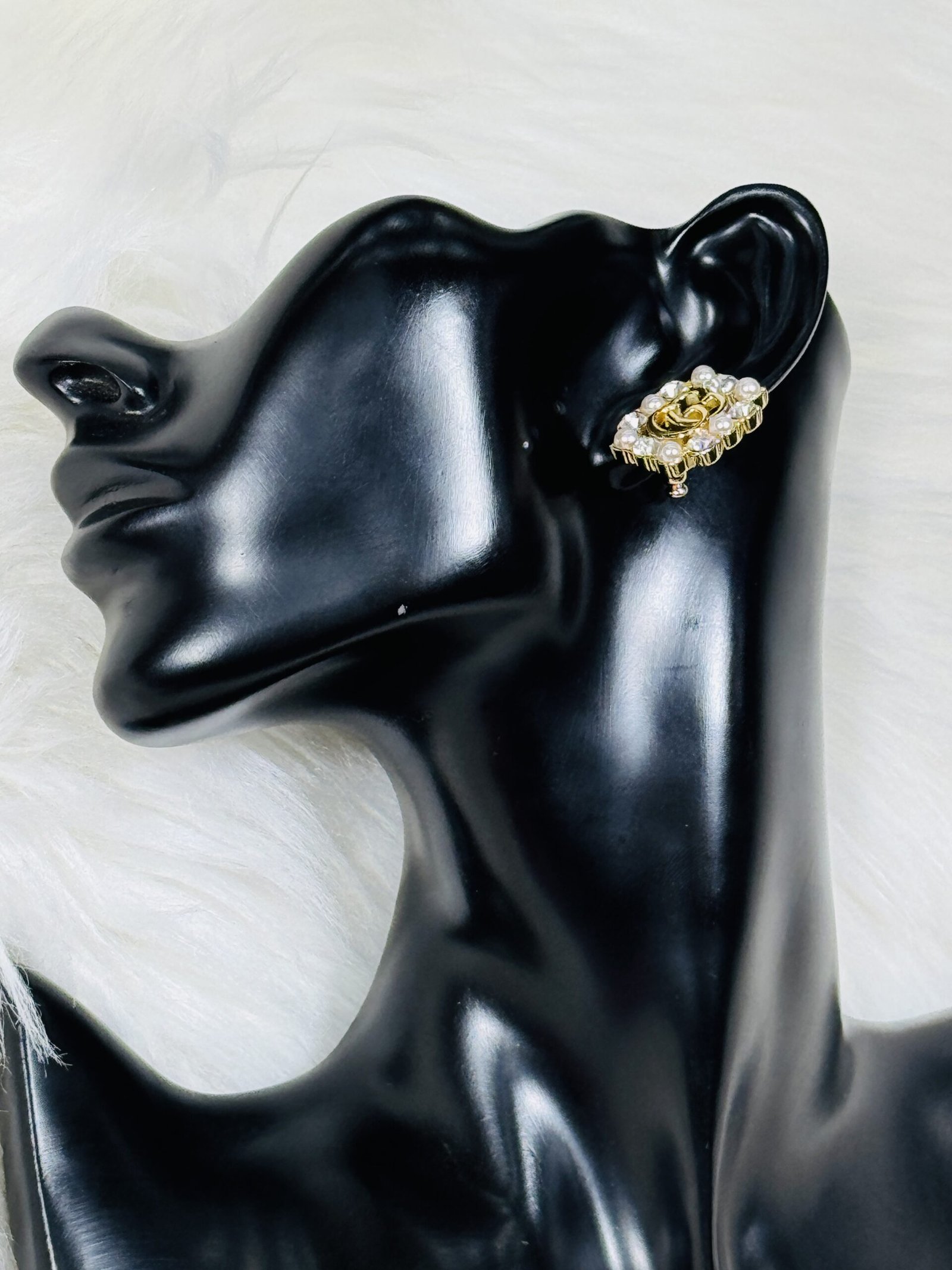 Gucci Square Shaped Beaded Earrings