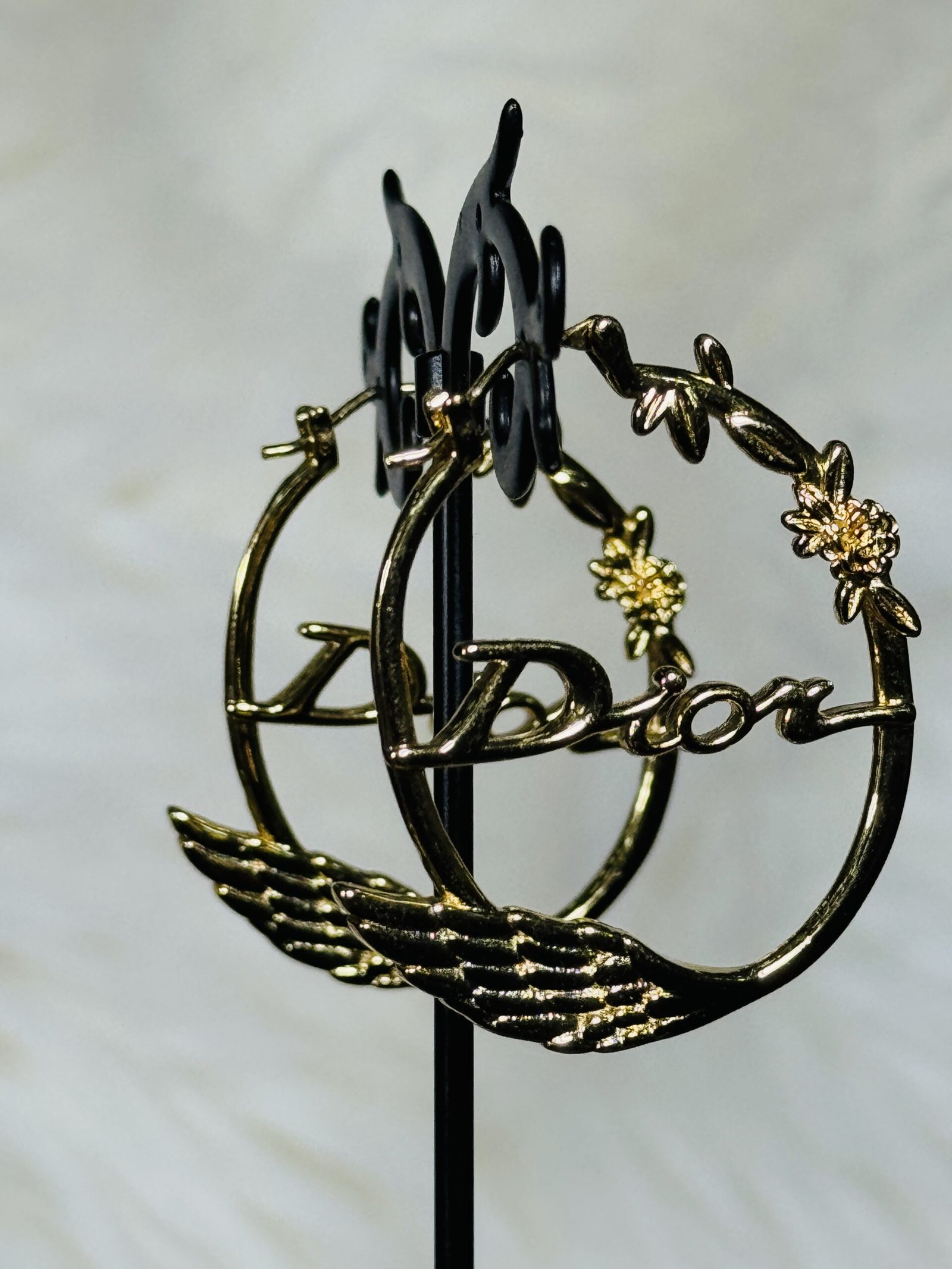 Bird-like Loop Dior Earrings