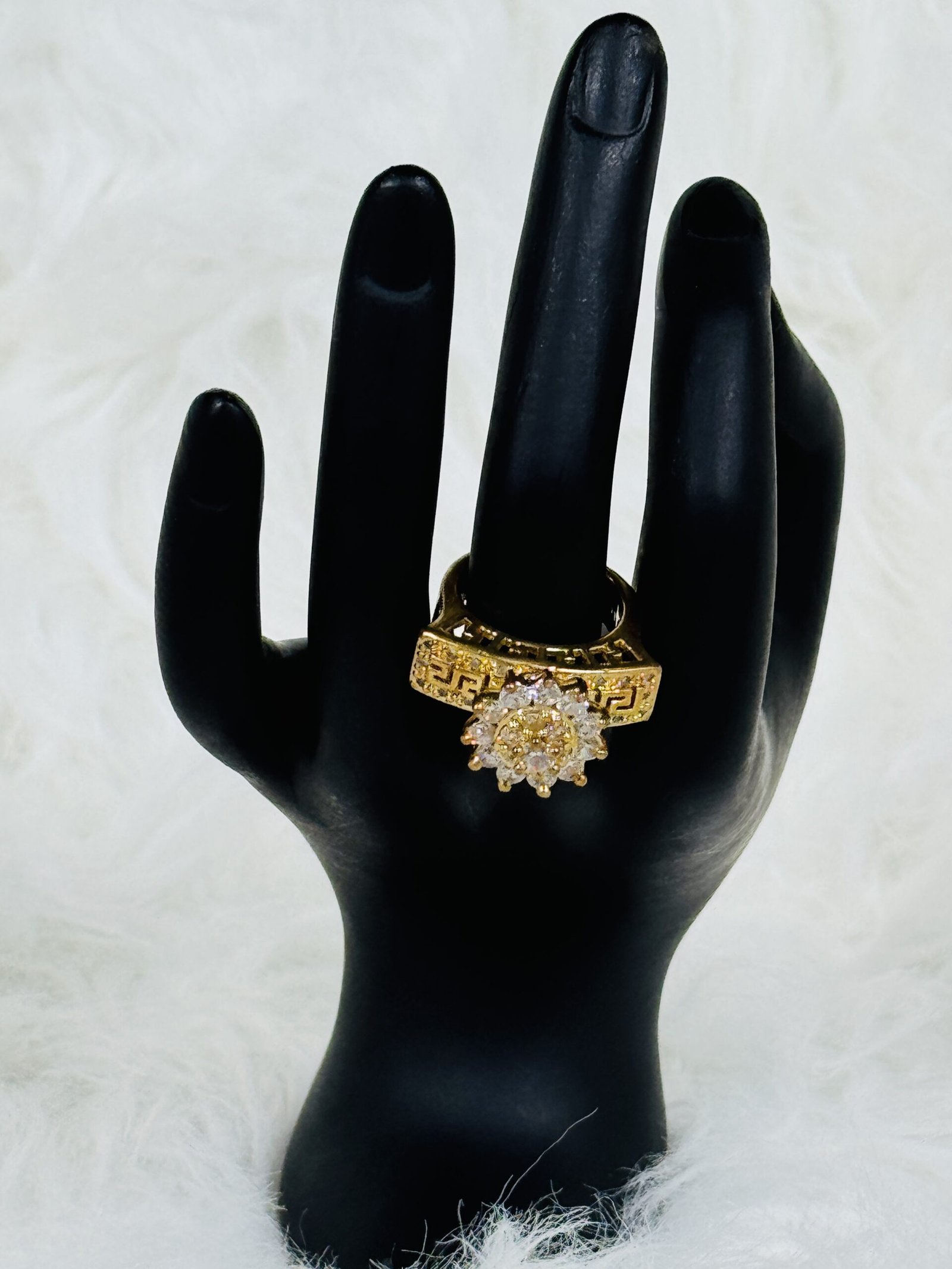 Versace Embellished Fashion Ring