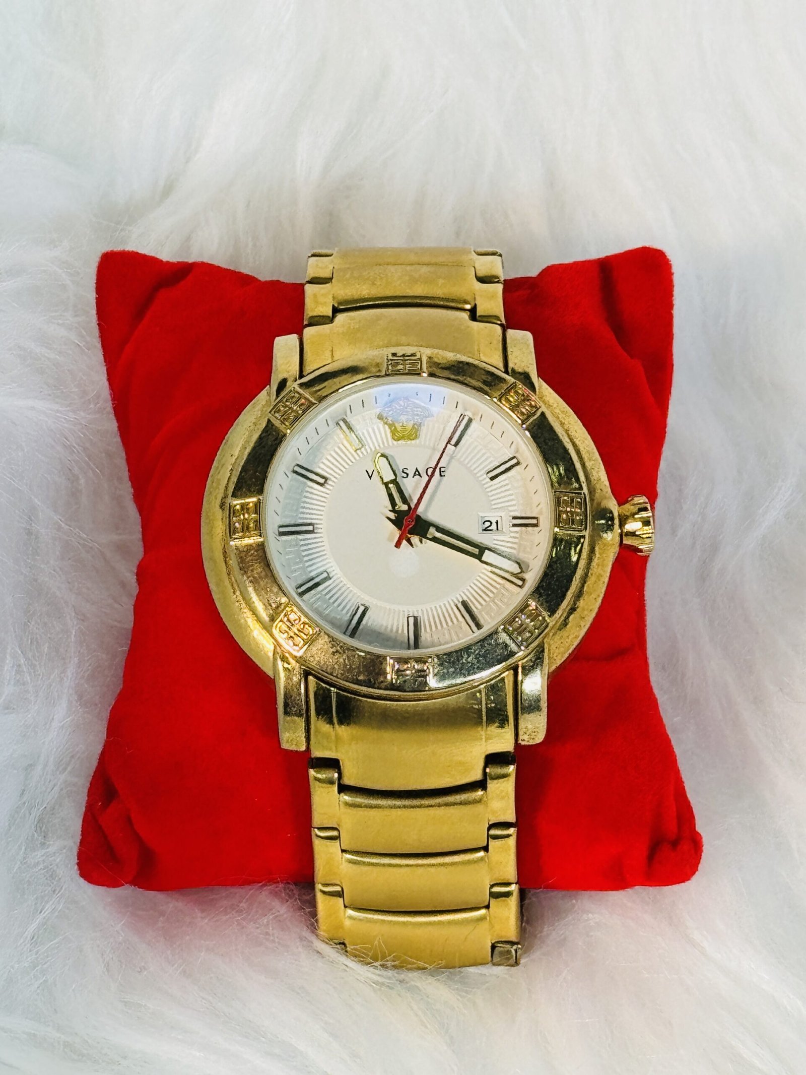 Versace Golden Chain Wristwatch