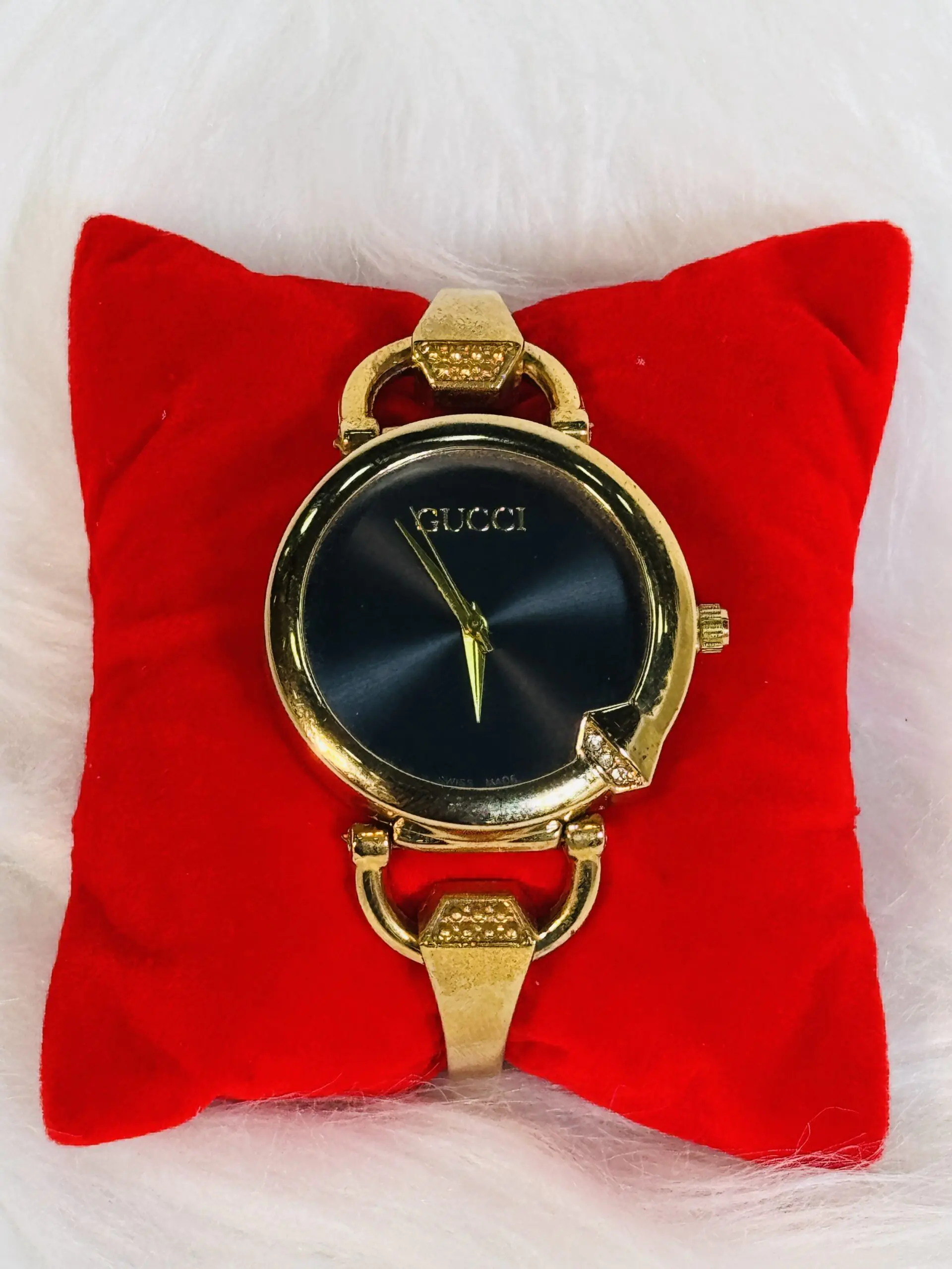 Gucci Black & Gold Wristwatch