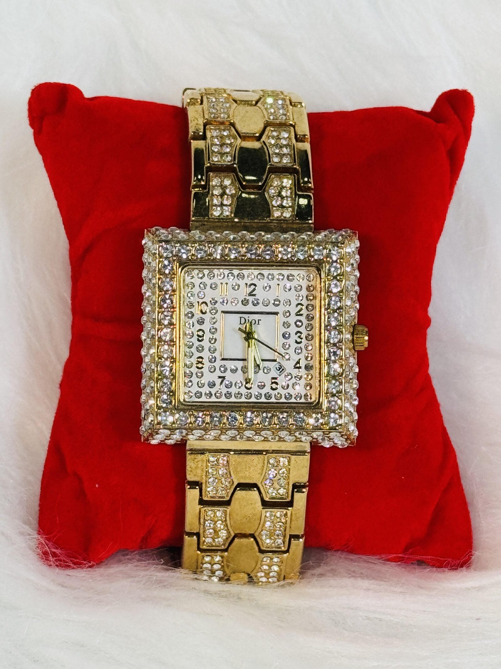 Dior Golden Chain Wristwatch