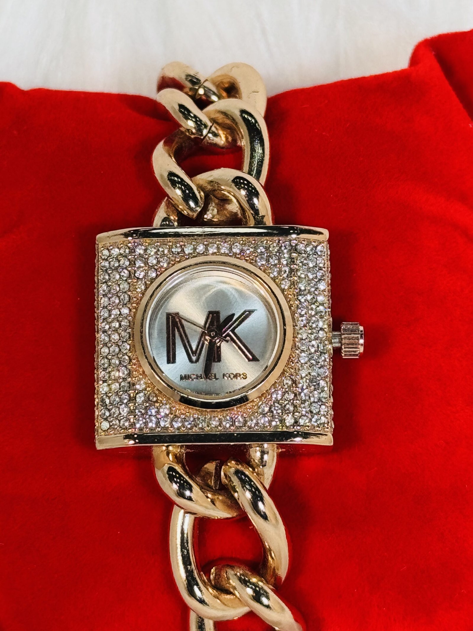 Michael Kors Rose-Gold Skeleton Watch