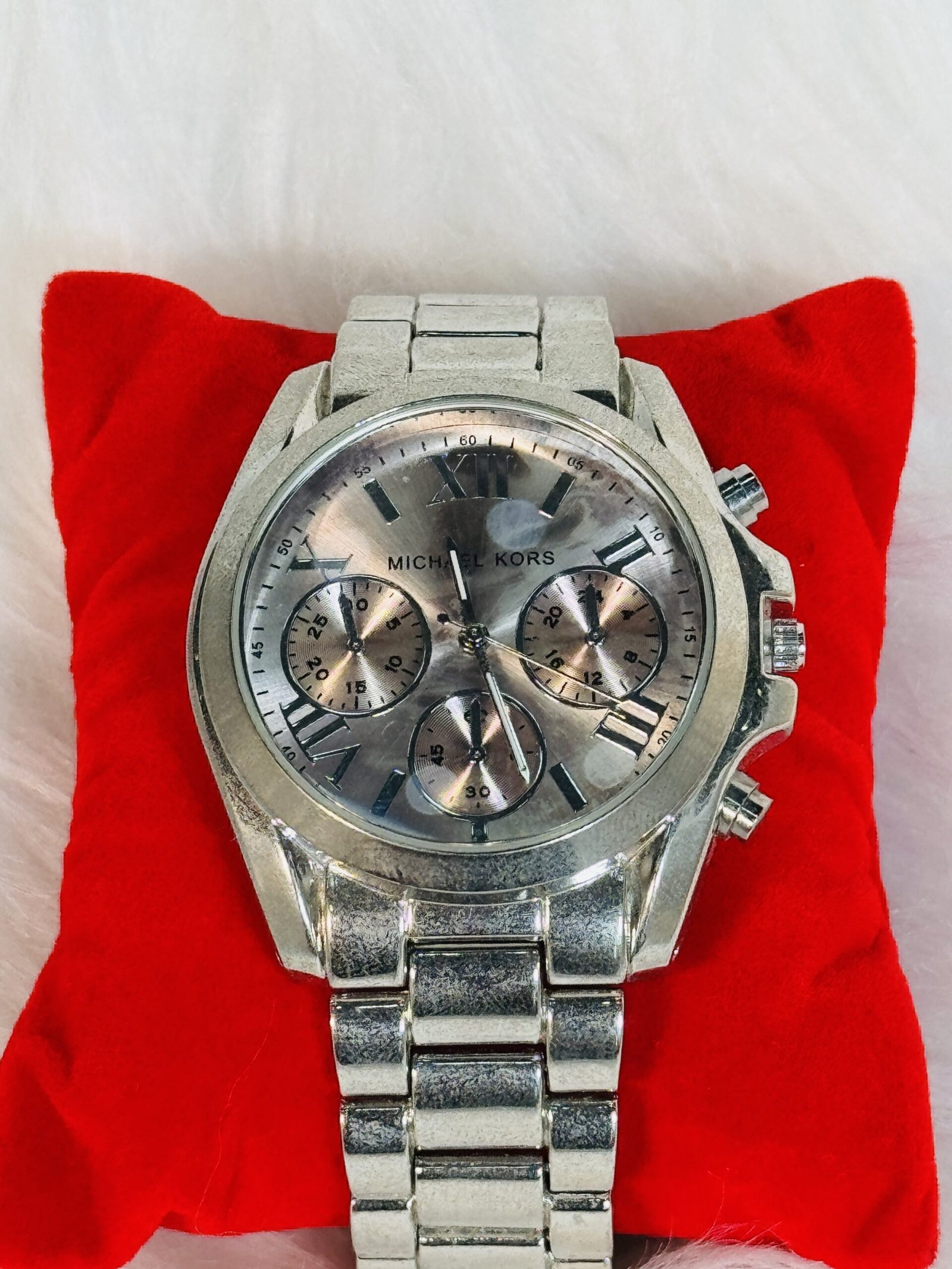 Michael Kors Silver Chain Wristwatch