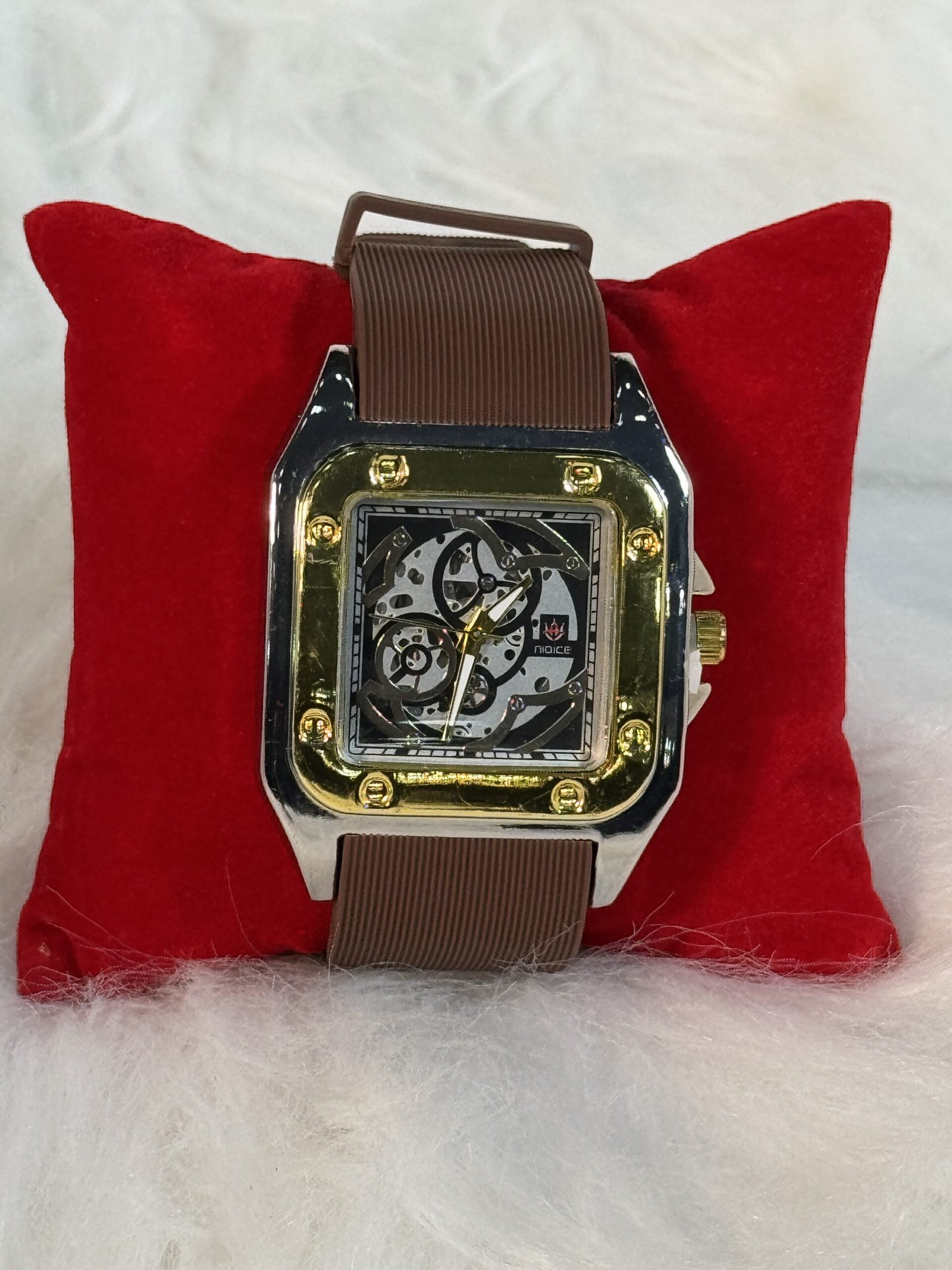 Niaice Wristwatch with Skeleton Screen