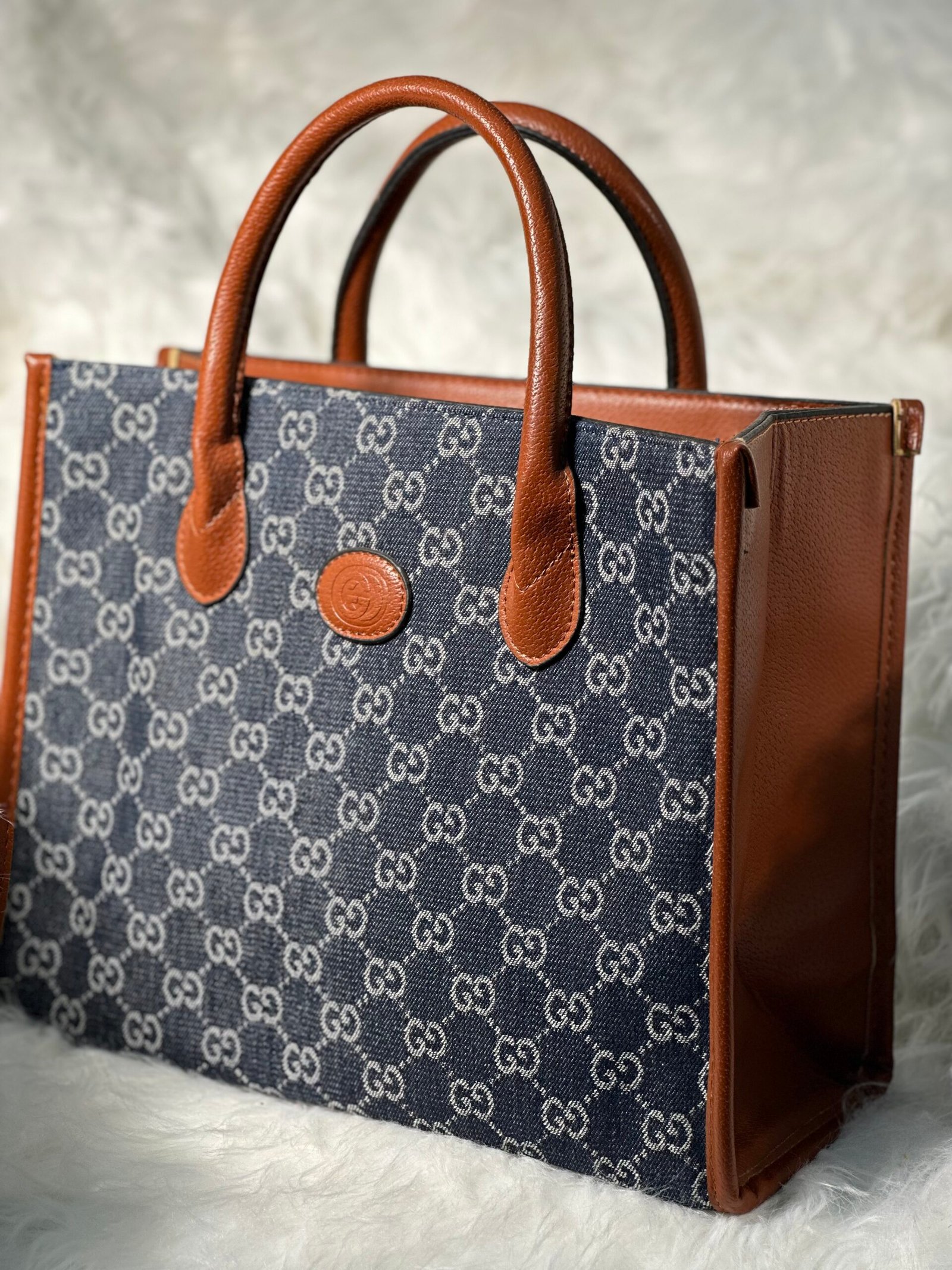 Blue Gin Gucci Hand Bag