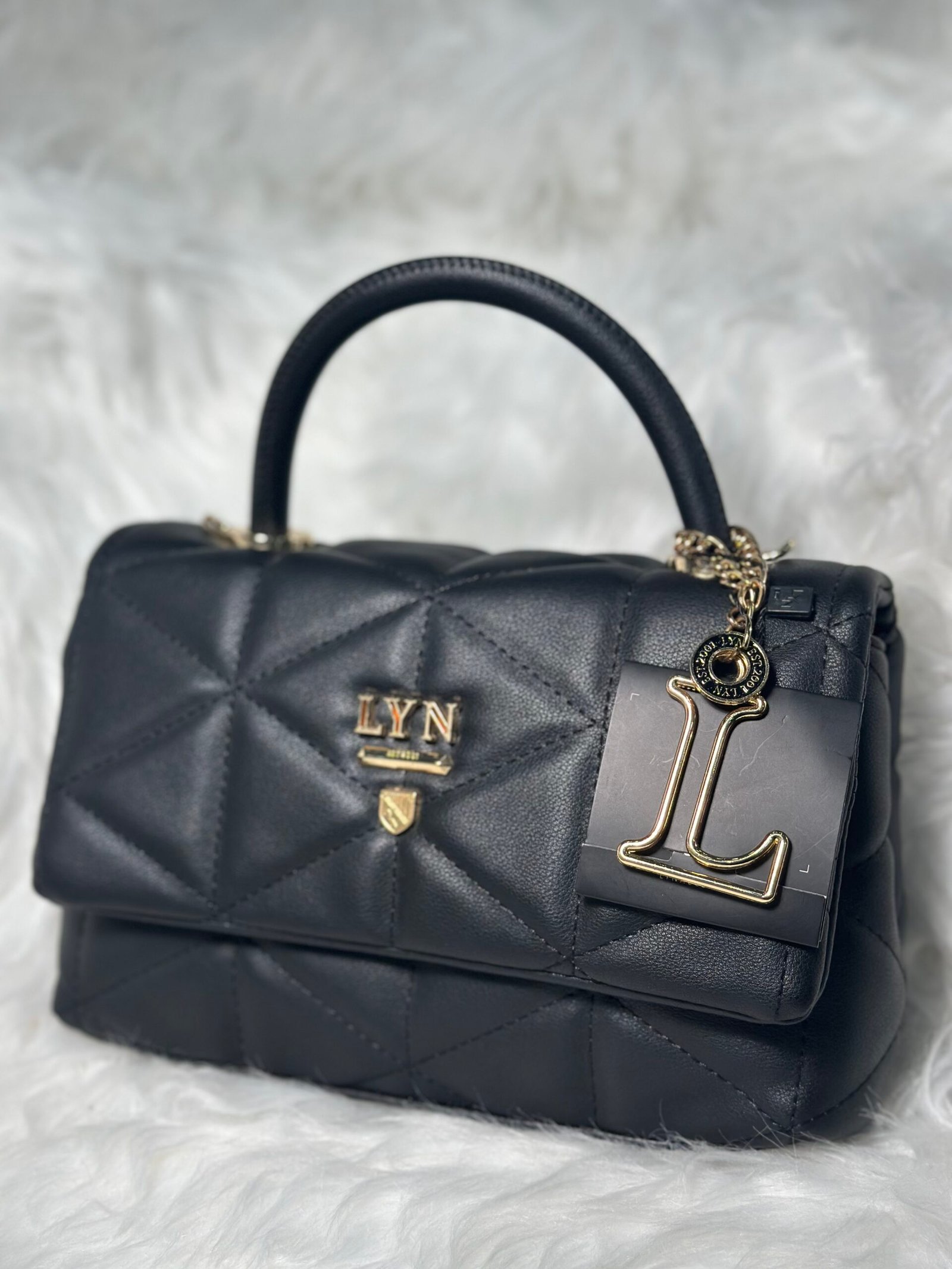 LYN Stylish Gold-Embedded Bag