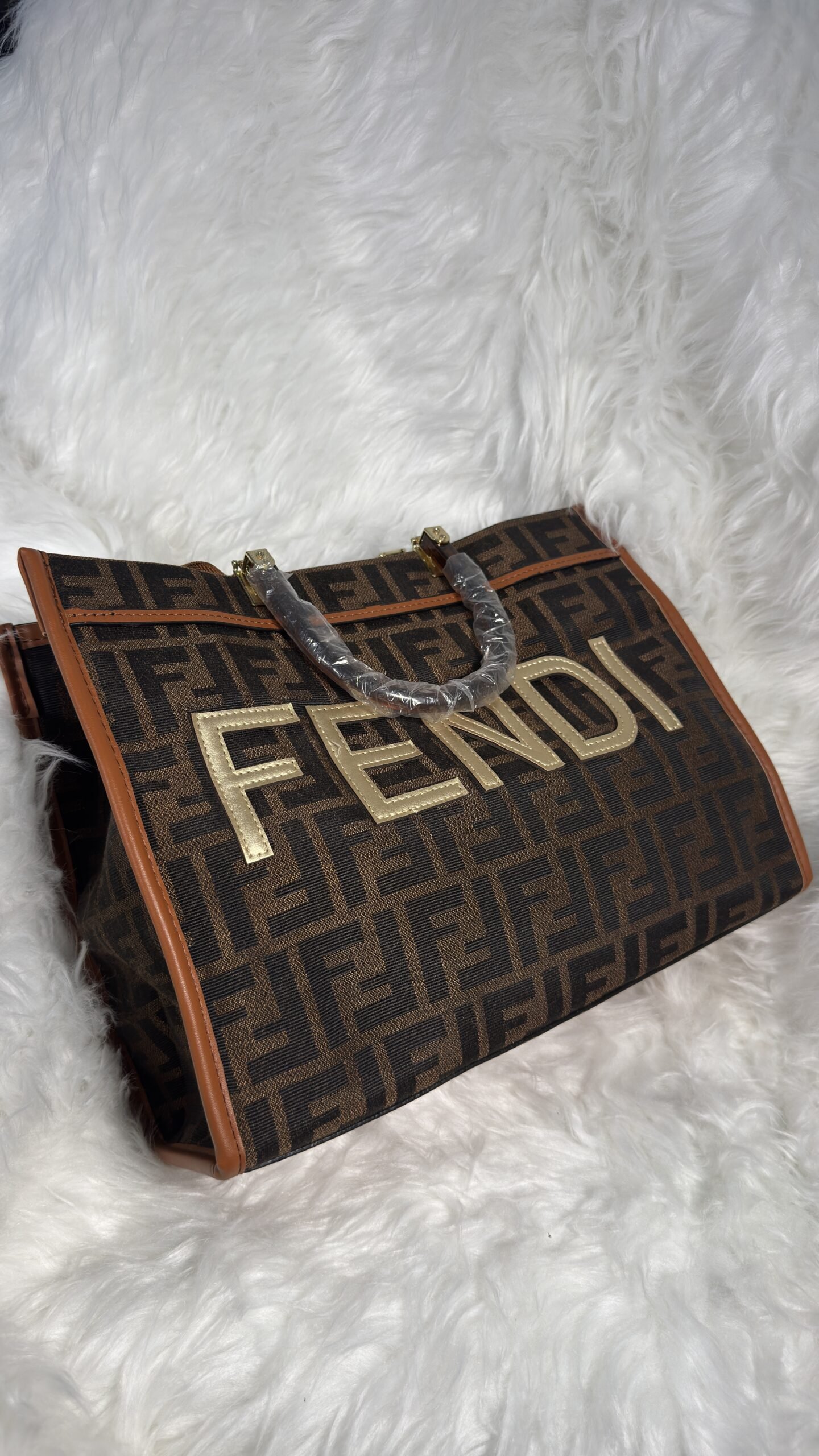 Luxury Fendi Brown Bag