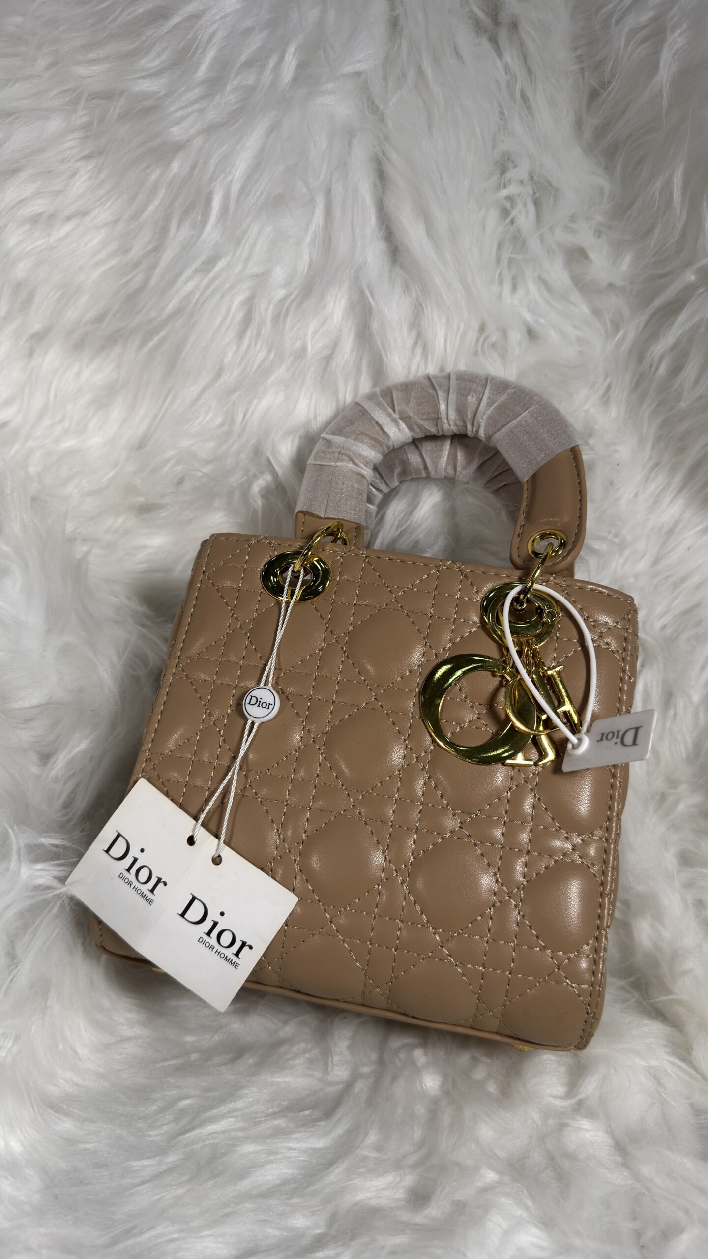 Luxury Dior Peach Bag