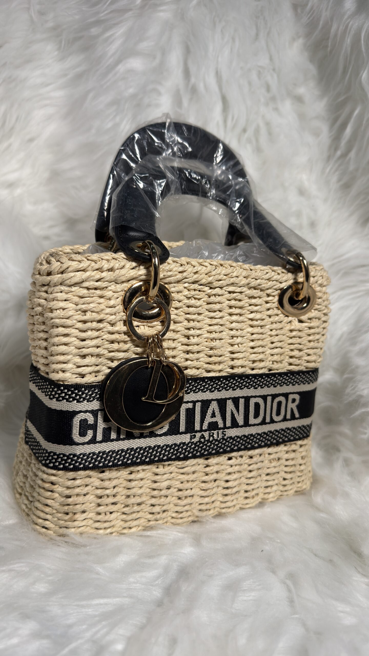 Christian Dior Mini Bag - Cream & Black Luxury