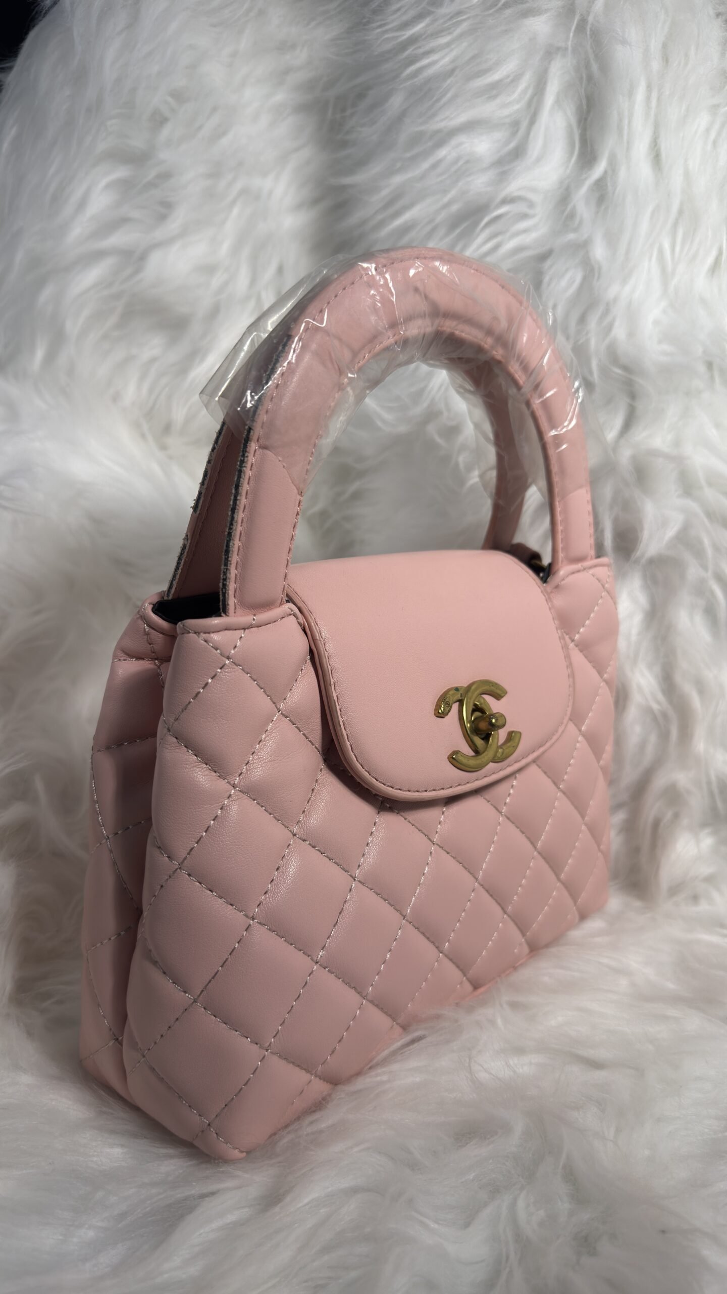 Chanel Pink Leather Bag