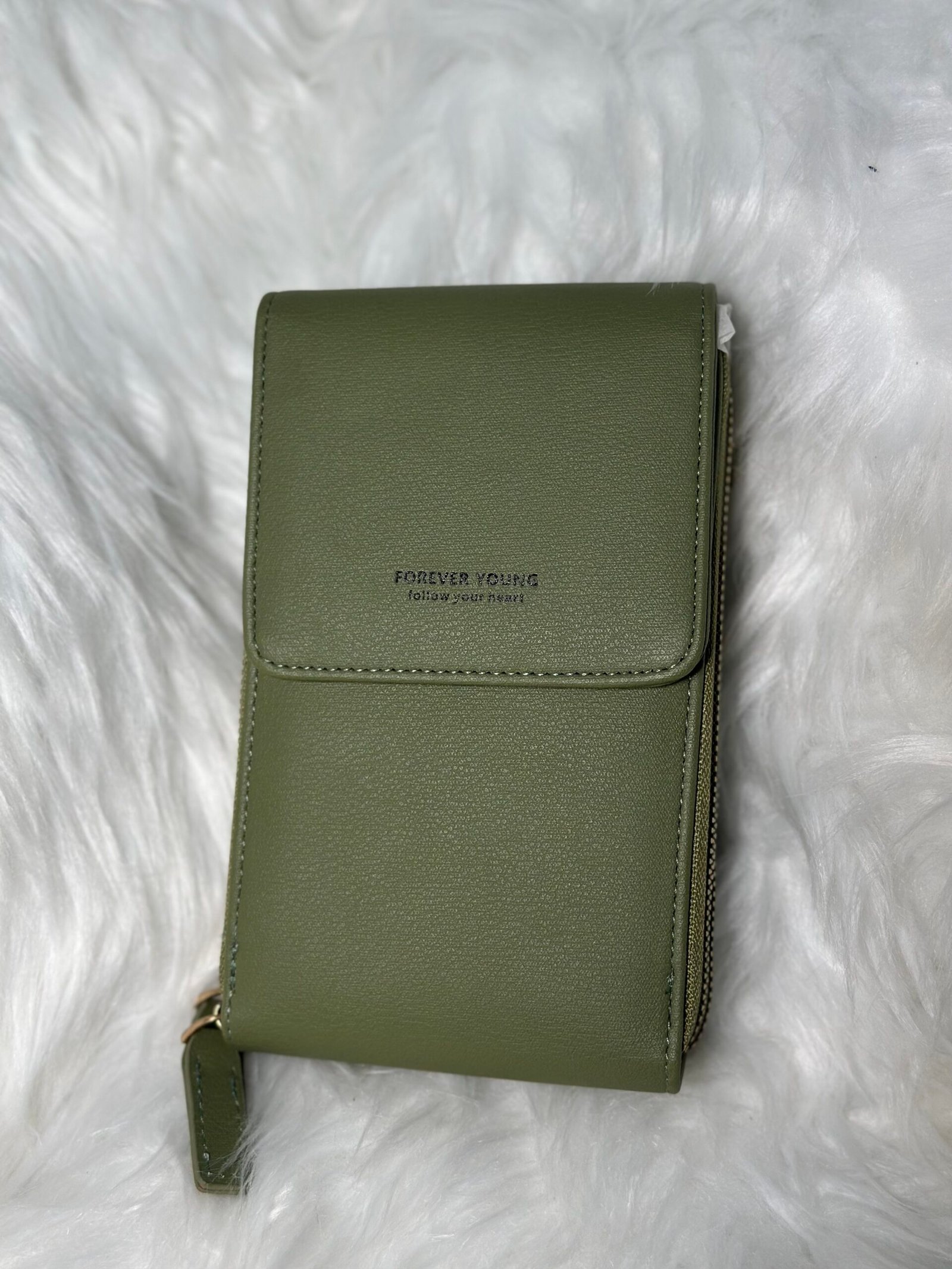 Green Forever Young Hand Fashion Purse