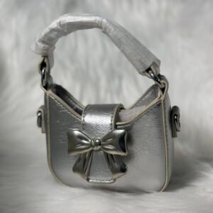 Elegant Silver Small Bag Purse
