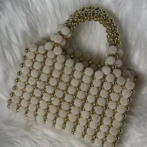 Gold and Cream Fashion Bag