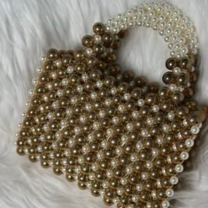 Gold & Cream Fashion Bag