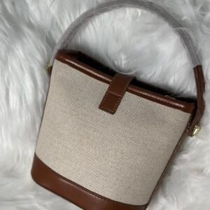Stylish Brown and Grey Purse