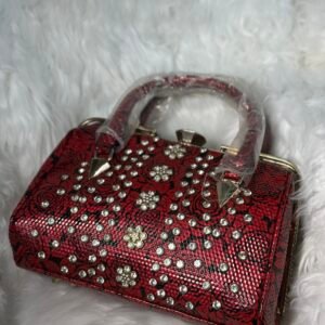 Stylish Flower Red Bag