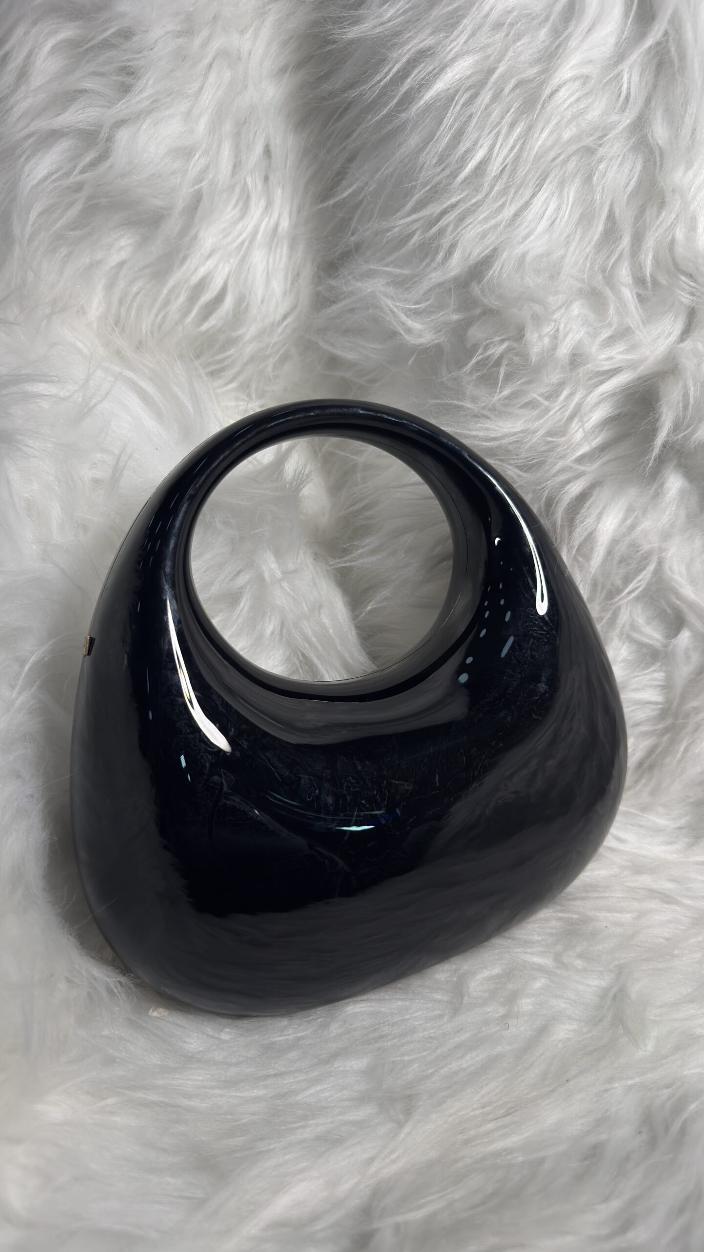 Fashion Plastic Black Bag