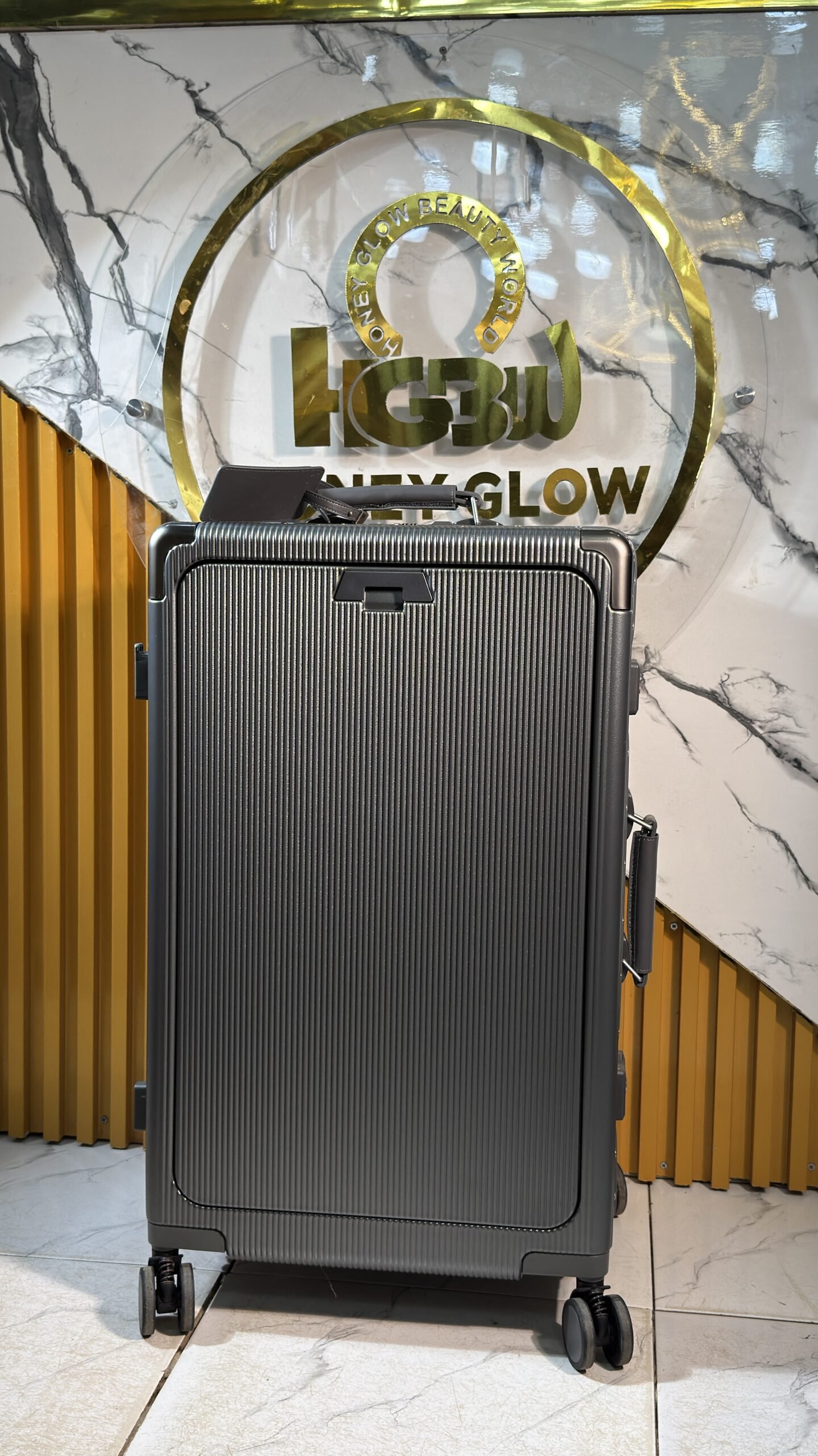 Silver Luxury Travel Bag Set