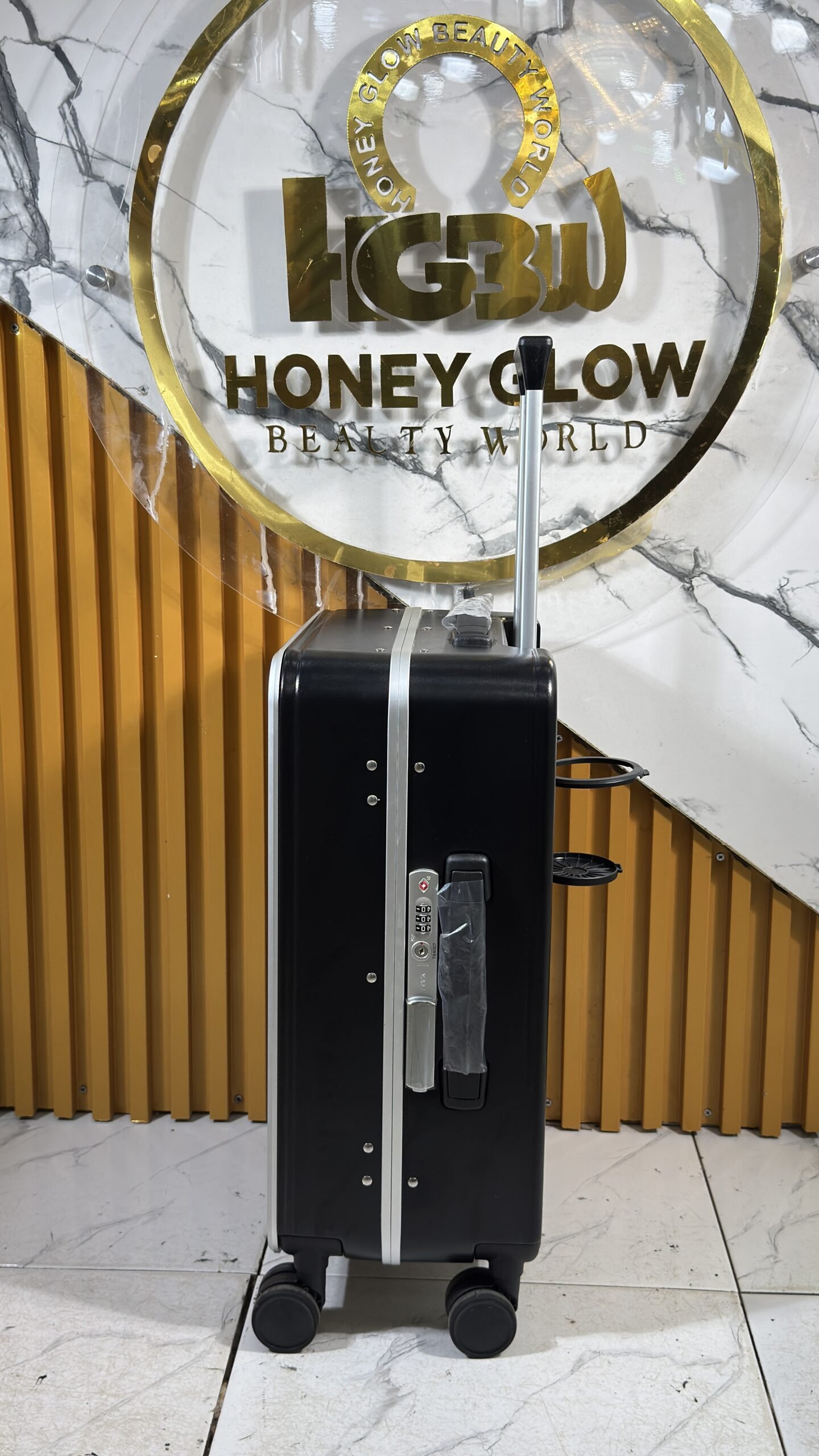 Luxury Black Travel Bag Set