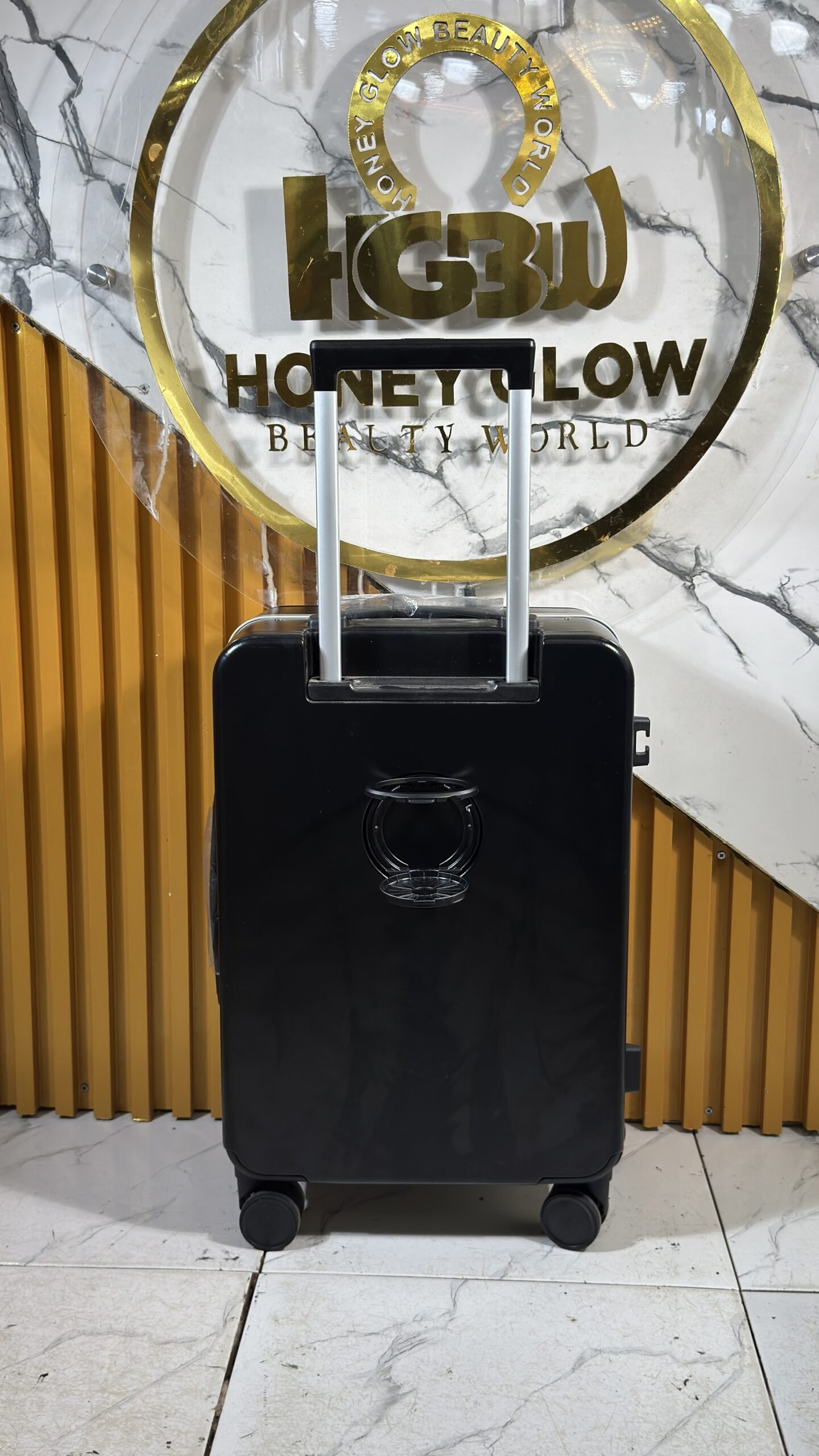 Luxury Black Travel Bag Set