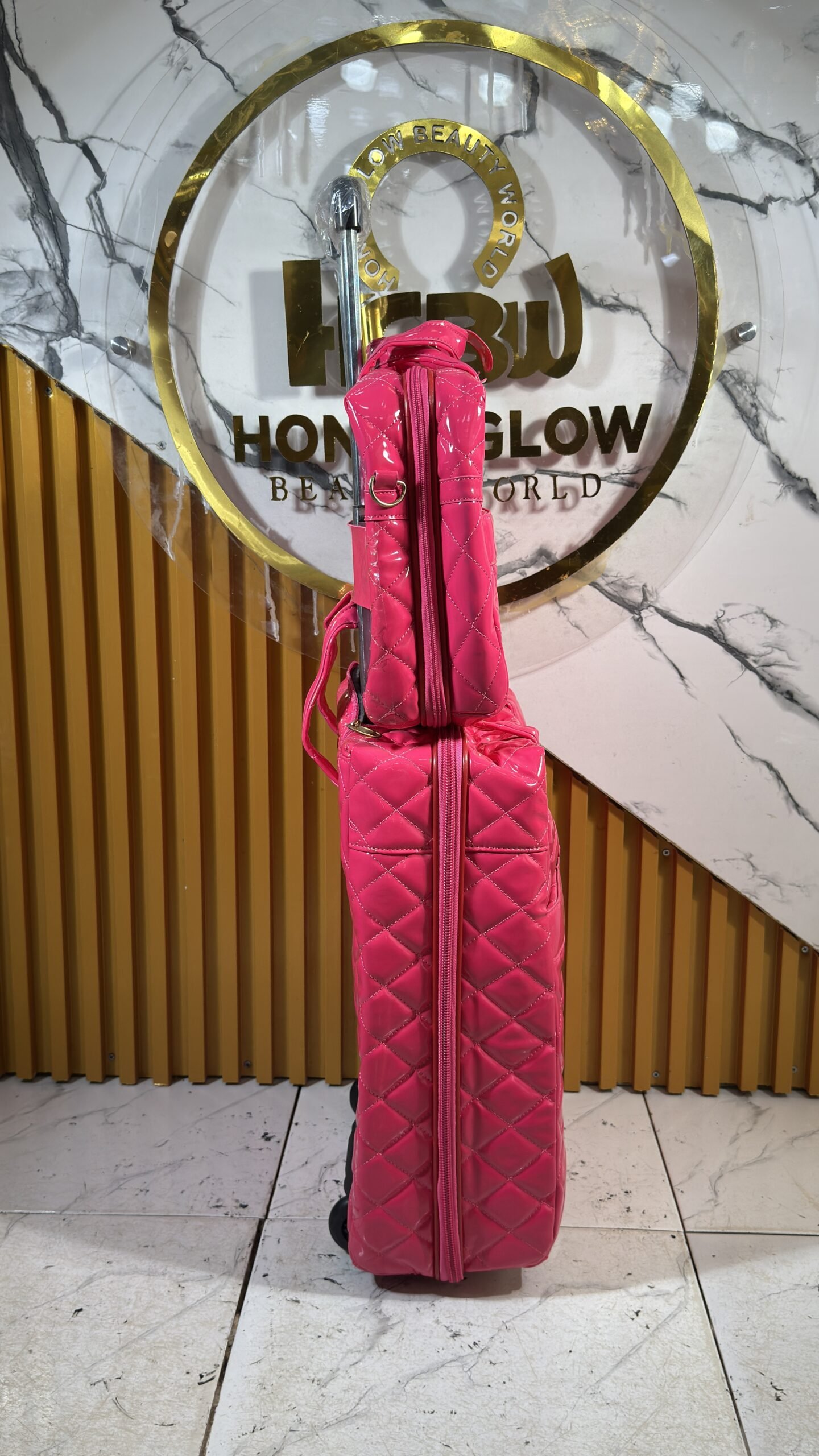 2 Set Pink Luxury Travel Bags